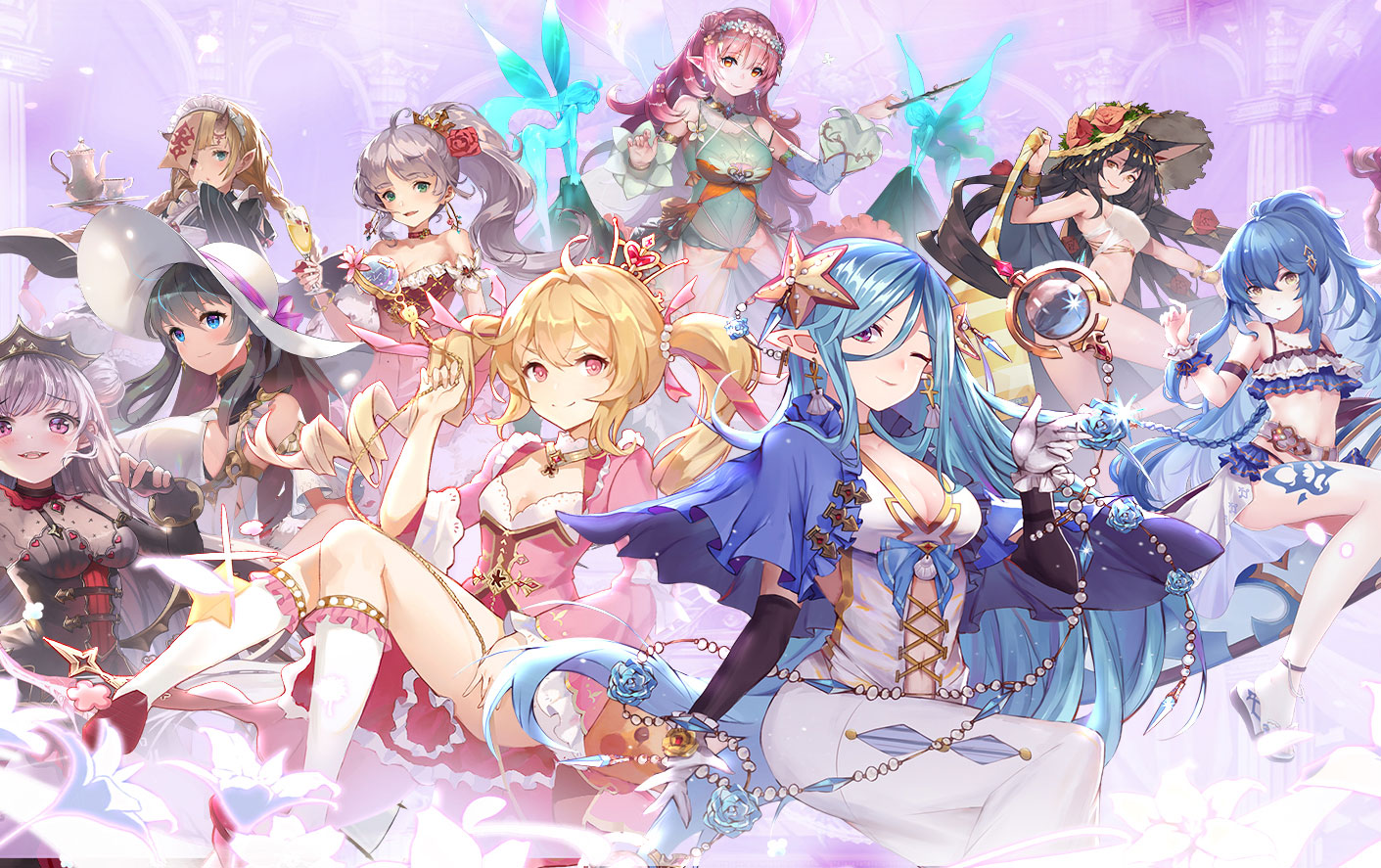 Girl's Connect: Idle RPG header image